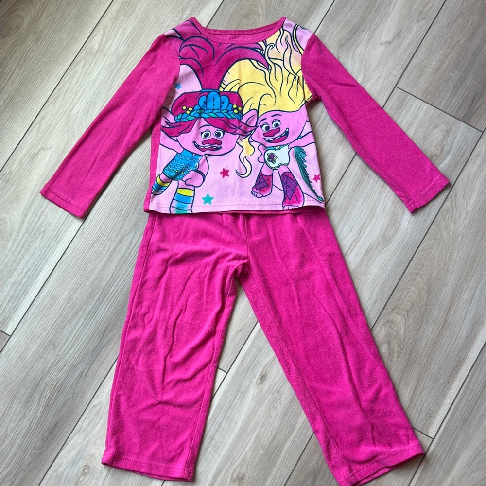 Trolls Pink Character Pajama Set
